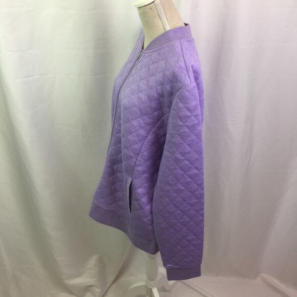 Isaac Mizrahi Live soho Quilted Bomber Jacket S - Picture 8 of 10